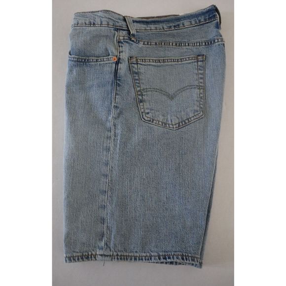 Levi's 511 Men's Sz 33 Blue Slim Fit Stretch Denim 10" Jean Shorts - Picture 4 of 6